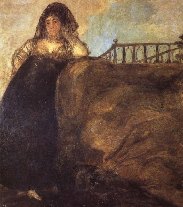 Francisco Goya Leocadia oil painting image